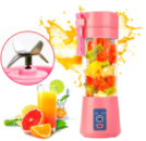 Портативний фітнес-блендер NBZ Juice Cup Smoothie Blender 4 ножі з акумулятором Pink