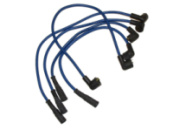 Комплект високовольтних проводів для автомобілю  ЗАЗ 1102 Таврія (крив) с силиконовым токопроводом, з латуними наконечниками та захистними ковпачками EPDM, используется без резистора
