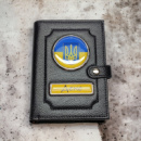Портмоне з прапором України та ім'ям, обкладинка для автодокументів, візитниця