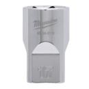 Головка торцева хромована 1/2'' 6гр. MILWAUKEE, 17мм