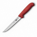 56001.15 Кухонный нож «Victorinox» Fibrox Boning 15см с красной ручкой
