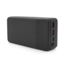 PowerBank XO-PR201 30000mAh, Input:(2хType-C), Output:(2хUSB,2хType-C), PD65W for Laptop, plastic, Black