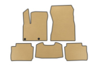 Коврики EVA (Electro, Бежевые) для Nissan Qashqai 2021- гг