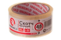 Скотч Intertool 48 мм х 50 м х 52 мкм прозрачный (KT-0902) (6 шт.)