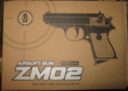 Пистолет игрушечный ZM 02 металл + пластик