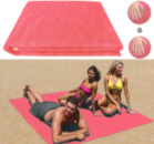Пляжна підстилка покривало анти-пісок NBZ Sand Free Beach Mat для моря та пікніка 200x150 см Pink