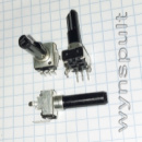 резистор змінний RV09 R0902 10K B10K B103 23mm півцил. 3pin