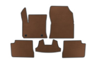 Коврики EVA (Электро, Коричневый) для Peugeot 208 2019- гг