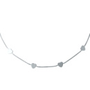 Серебряное колье CatalogSilver с без камней, вес изделия 3,02 гр (1952740) 400450 размер