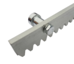Зубчаста рейка сталева 8 мм.