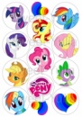 Вафельные картинки на тему: Пони (My little Pony)