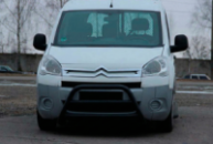 Кенгурятник WT022 Black (нерж.) для Citroen Berlingo 2008-2018 гг