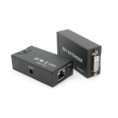 Активный удлинитель DVI 60m по витой паре через RJ-45, Black, BOX