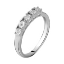 Серебряное кольцо CatalogSilver с натуральными бриллиантом 0.05ct, вес изделия 2,24 гр (2064220) 17 размер