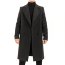 Пальто осіннє колір темно-сірий