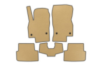 Коврики EVA (Бежевые) для Volkswagen Taigo 2020- гг