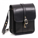 Сумка через плече шкіряна ручної роботи Чорний (1939512655)