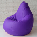 Бескаркасное кресло груша 85х65 см Фиолетовое