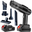 Автомобільний пилосос акумуляторний 5 насадок, 1 АКБ, Dust collector