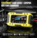 Зарядний пристрій для автомобільних акумуляторів FOXSUR 12V/6А-1