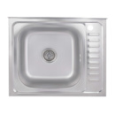 Кухонна мийка Brinex 6050-L 0,6 мм Satin (BRIN6050LSAT06)