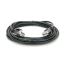 Патч-корд литой RITAR, CCA, UTP, RJ45, Cat.5e, 3m, черный Q400