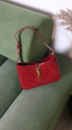 Yves Saint Laurent hobo red