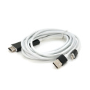 Конвертер MHL Lighting (папа) + USB (папа) => HDMI(папа) 1.8м, White, 4K/2K, BOX