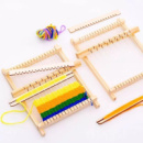 Детский ткацкий станок для вязания / 21×20 см / деревянный