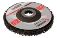 Диск зачистной вспененный Intertool 125 x 13 мм x P46 черный (BT-0602)