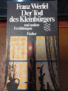 Der Tod des Kleinbürgers von Franz Werfel