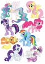 Вафельные картинки на тему: Пони (My little Pony)