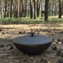 Сковорода WOK-08 чугунная с крышкой 8л