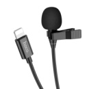 Микрофон Hoco L14 Lightning чёрный
