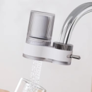 Фильтр-насадка на кран для проточной воды на кухню или ванную для очистки с универсальными насадками,белый