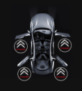 Лазерне підсвічування на дверях автомобіля з логотипом Citroen