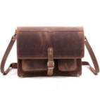 Сумка-портфель ручної роботи з шкіри вінтаж Коричневий (1939517761)