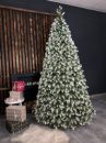 Royal VIP 2,30 м Зелена із Білими Кінчиками Штучна Лита Ялинка Віп Роял 230 см