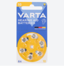 Батарейки для слуховых аппаратов Varta 10, 6 шт
