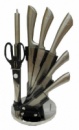 Набор кованных ножей на прозрачной подставке VISSNER 8 предметов