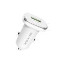 Автомобильное зарядное устройство Borofone BZ12A USB QC 18W белое