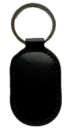 Бесконтактный брелок ID Em-Marine 125 КГц (EM-Leather овальный) в кожаном чехле, цвет черный