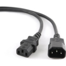 Кабель живлення Cablexpert PC-189 (С13-С14) 3*0.5 мм 1.8m Black (Код товару:39137)