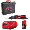 Паяльник акумуляторний MILWAUKEE, M12 SI-201C (зарядний пристрій С12 С, 1 акумулятор М12 В2 2Аг, жало, кейс)