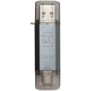 Флеш пам'ять T&G Star 009 32GB USB/Type-C Silver (TG009TC-32GSL)