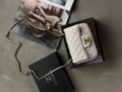 Сумка жіноча Chanel міні - ЛЮКСОВА ЯКІСТЬ світло-сірий