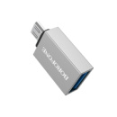 Переходник Borofone BV2 USB2.0(F) => Micro(M), Silver, Blister