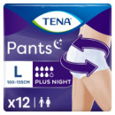 Подгузники для взрослых Tena Pants Plus Night Трусы ночные размер Large 12 шт (7322540839920)
