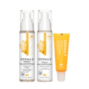 Набір засобів по догляду за обличчям з вітаміном С Derma E Vitamin C Bright Start Set