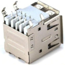 Гніздо USB тип AF x 2 2USB-2AF-2 90 градусів